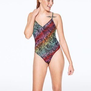 PINK V-NECK BODYSUIT